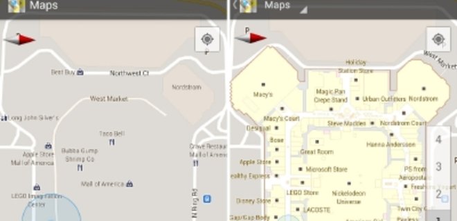 Google Maps на Android покажет здания изнутри - Фото