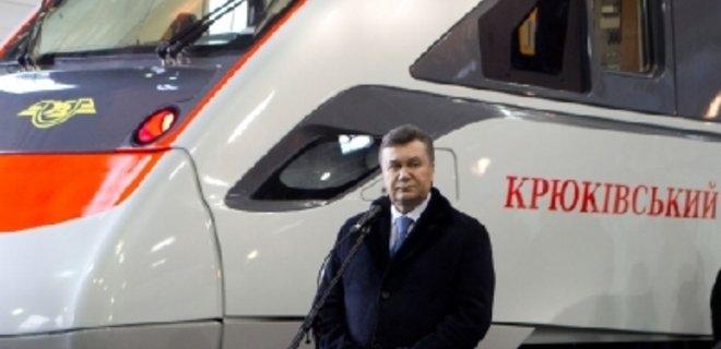 Янукович хочет строить скоростные поезда в Украине - Фото