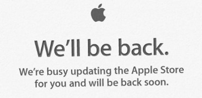Apple Store временно не работает  - Фото