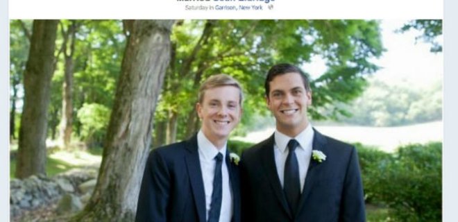 Facebook добавила иконки для обозначения однополых браков - Фото