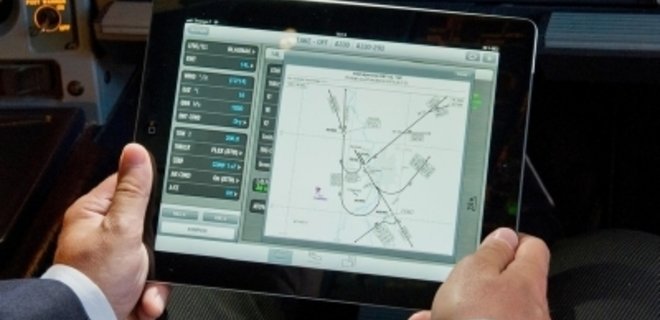 Airbus предлагает пилотам приложения для iPad - Фото