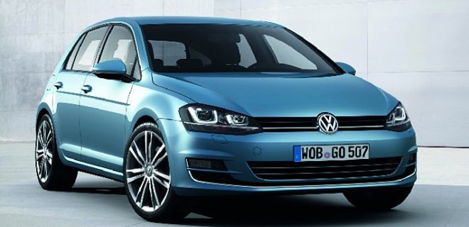 VW назвал украинские цены на новый Golf - Фото