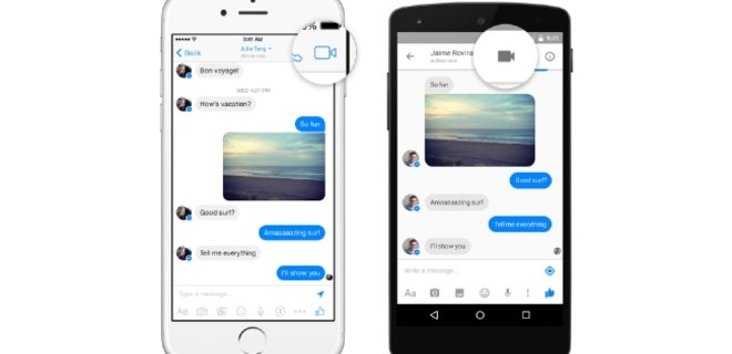 Facebook добавил в Messenger функцию видеозвонков - Фото
