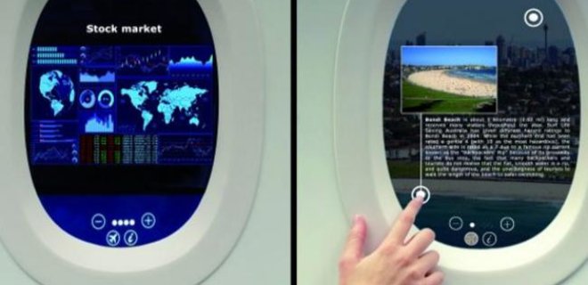 Vision Systems научили иллюминаторы самолетов работать планшетами - Фото