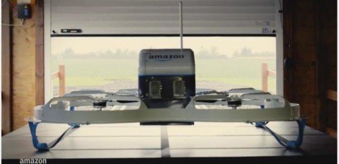 Amazon впервые доставил товар при помощи дрона: видео - Фото