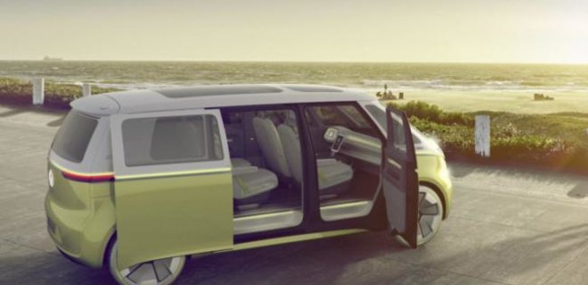 Volkswagen показал концепт электроминивэна с автопилотом: фото - Фото