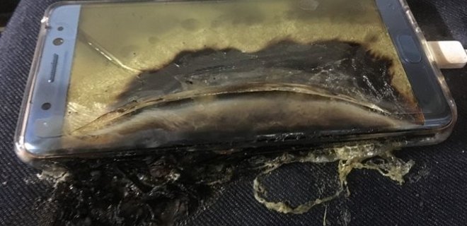 В Samsung официально назвали причину возгорания Galaxy Note 7 - Фото