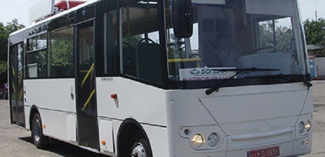 Корпорация Богдан запускает в серию автобус с газовым двигателем - Фото