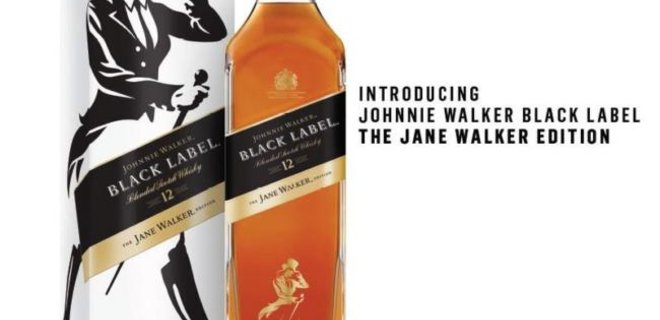 Johnnie Walker изменил этикетку ради женщин, став Jane Walker - Фото
