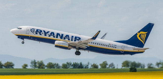 Ryanair изменил время прибытия и отправления рейсов из Борисполя - Фото