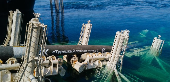 Газпром завершил укладку морского участка Турецкого потока - Фото