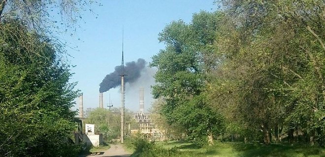 Приднепровская ТЭС остановлена из-за аварии - Фото