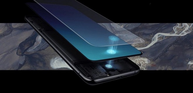 Samsung готовит к выпуску смартфоны с подэкранным сканером  - Фото