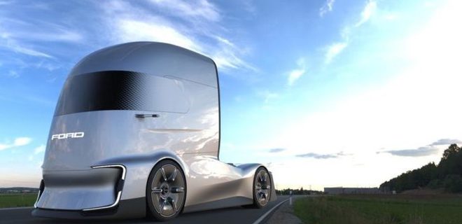 Ford представил концепт конкурента Tesla Semi: фото - Фото