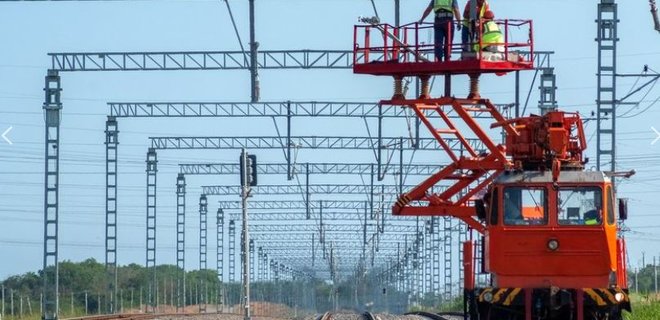 Россия отменила тендер на электрификацию моста в Крым - Фото
