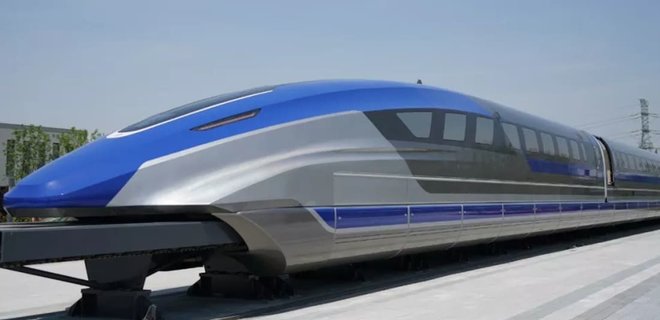 Китай представил прототип поезда со скорость 600 км/ч: фото - Фото