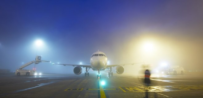 Аэропорт Харьков отменил ряд рейсов из-за тумана - Фото