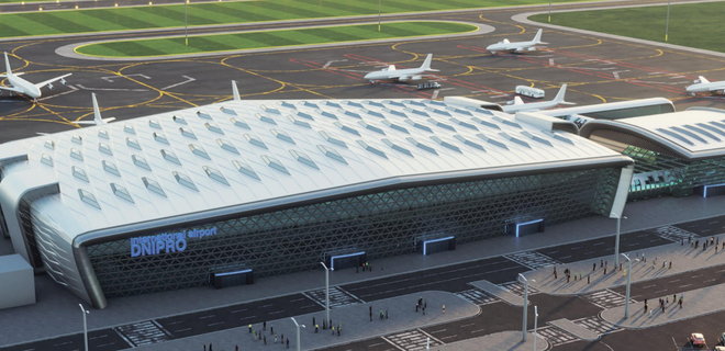Новый терминал в аэропорту Днепра откроют через три года - Фото