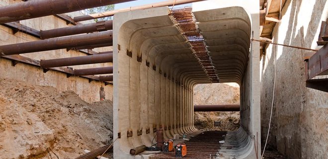Метро на Виноградарь. Смонтированы первые 17 метров тоннеля: фото - Фото