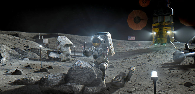 Украина будет претендовать на ресурсы Луны– глава Госкосмоса  - Фото