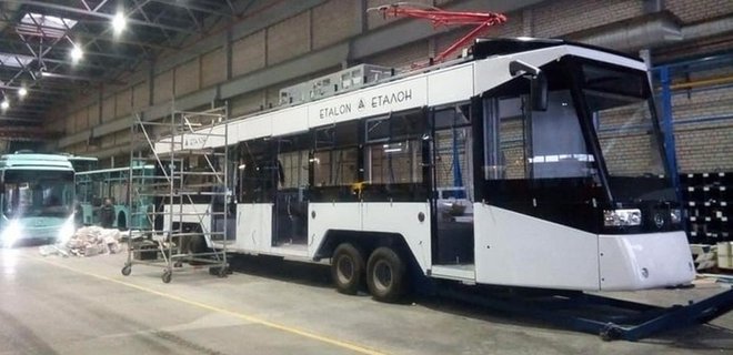 В Чернигове уже год собирают первый трамвай 