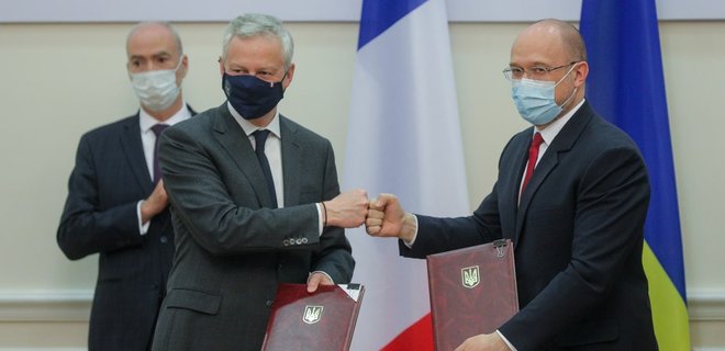 Франция и Украина подпиcали четыре стратегических соглашения на 1,3 млрд евро - Фото