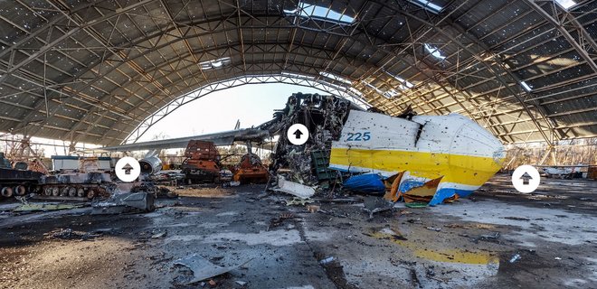 Волонтери показали, який вигляд має знищений Ан-225 