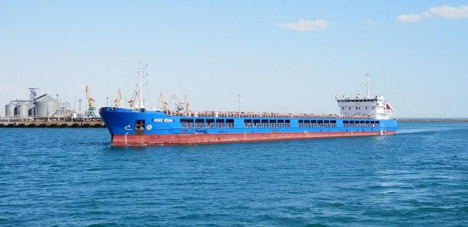 Турция отпустила судно Жибек Жолы с краденым зерном из Бердянска - Фото