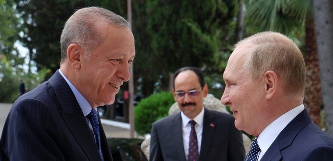 Эрдоган на встрече с Путиным попросит скидку на газ в 25% – Bloomberg - Фото