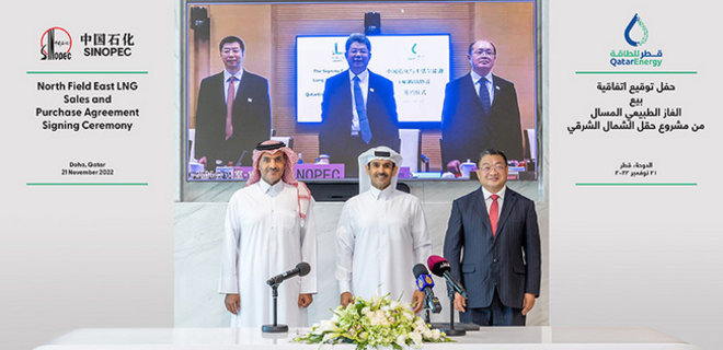 Найдовший в історії LNG контракт. Катар продаватиме Китаю газ до 2050 року - Фото