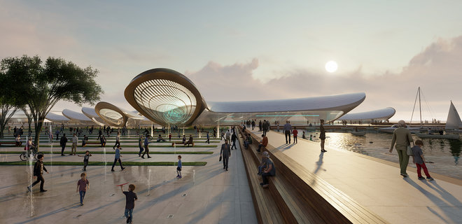 Бюро Захи Хадід розробило архітектурний проєкт Expo 2030 в Одесі – фото - Фото