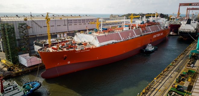 Польша создает собственный газовый флот. Первый танкер назвали в честь Леха Качиньского - Фото