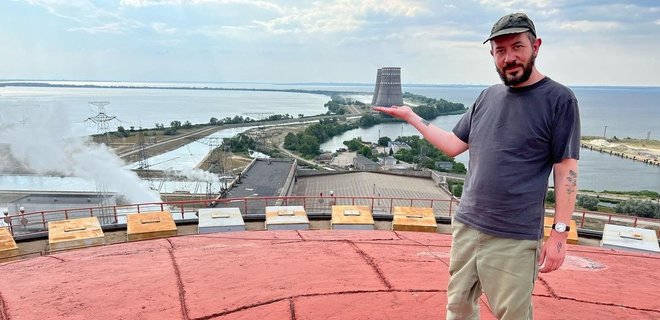 Артемий Лебедев получил подозрение за фото на крыше Запорожской АЭС - Фото
