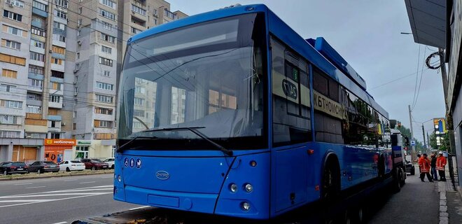 Dnipro trolleybus manufacturer to replace Belarusian bodies - Photo