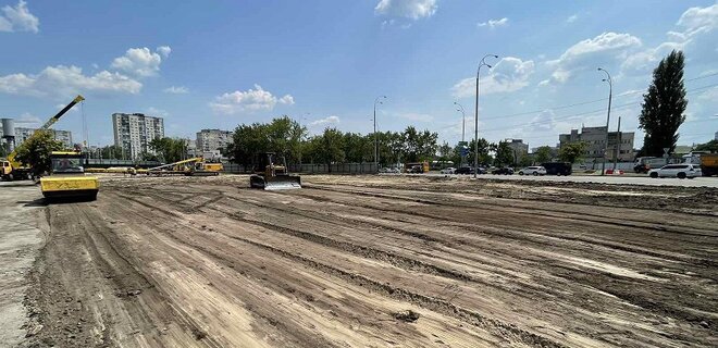 У Києві почали будівництво дворівневої автомобільної розв'язки на Оболоні – фото - Фото