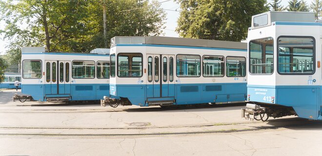 Первые 12 цюрихских трамваев Tram 2000 вышли на маршрут в Виннице – фото, видео - Фото