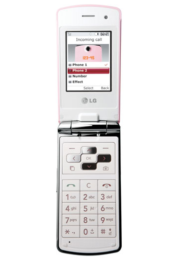LG анонсировала "гламурный" мобильный телефон