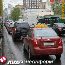 Проехать по центру Киева в выходные будет сложнее