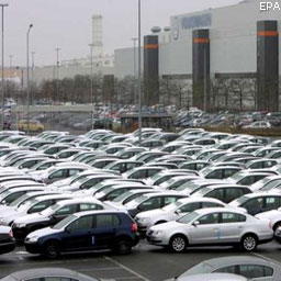 Продажи автомобилей в Европе упали на 9%