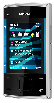 "Nokia" презентовала музыкальный слайдер X3