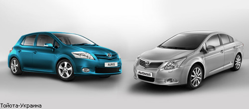 "Toyota" завезла в Украину новые "Auris" и "Avensis"